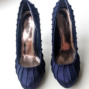Navy 4 inch Heels